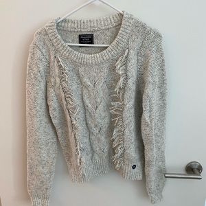 Abercrombie cable sweater NWT